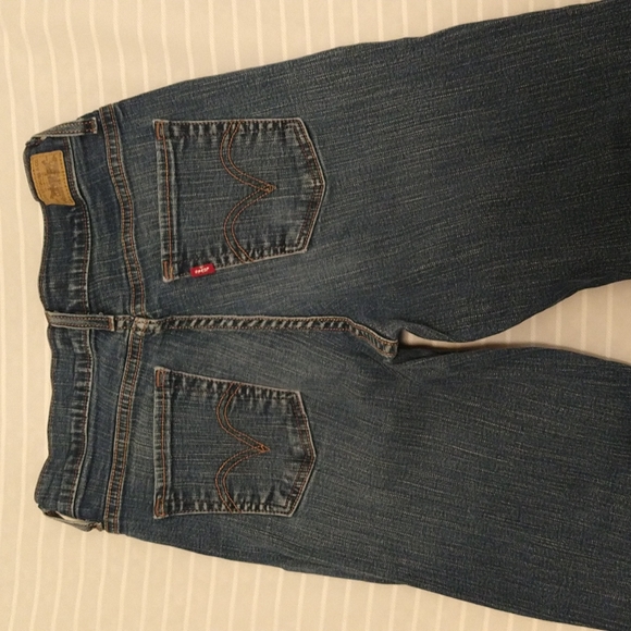 Levis 512 Women Bootcut Blue Jeans - Picture 10 of 10